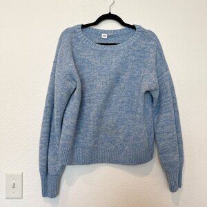 Gap Light Blue Knitted Sweater Size L Tall